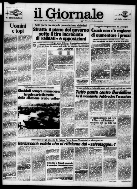 Il giornale : quotidiano del mattino